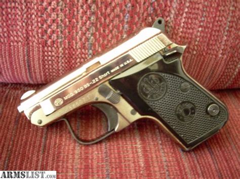 ARMSLIST - For Sale: Beretta model 950 Minx in "Rare" .22 short. Nickel ...