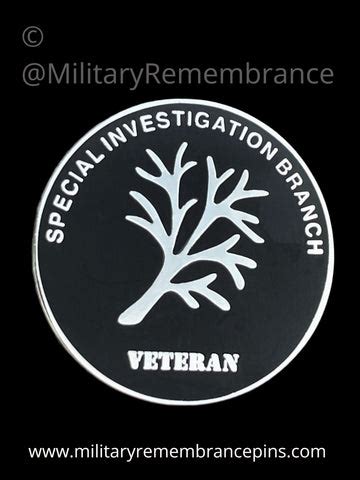 Special Investigation Branch SIB Veteran Colours Lapel Pin – Military ...