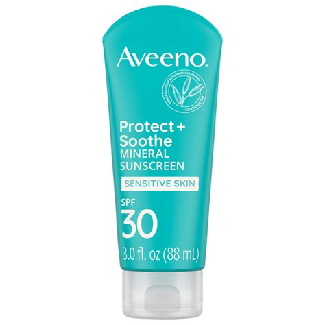 Save on Aveeno Protect + Soothe Mineral Sunscreen SPF 30 Order Online Delivery | Giant