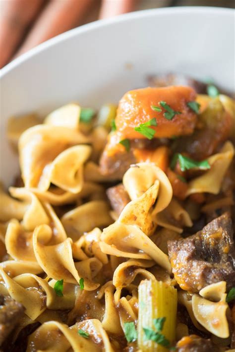 Instant Pot Beef Stew Pasta Go Go Go Gourmet