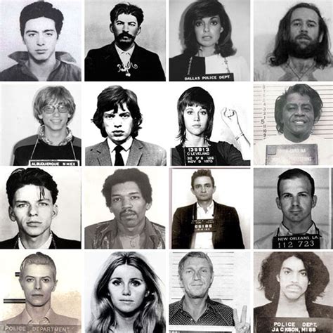 Classic Celebrity Mugshots Make Great Art | Celebrity mugshots, Mug shots, Funny mugshots