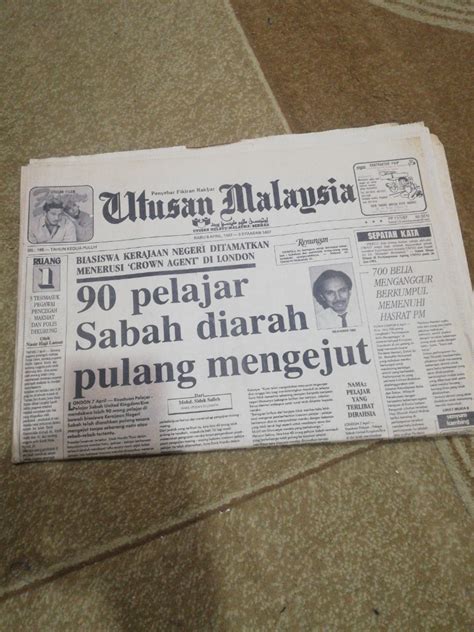 Harga Surat Khabar Utusan