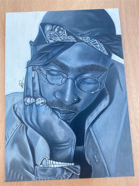 TUPAC Wall Art Art Prints Wall Hanging Portrait Art - Etsy