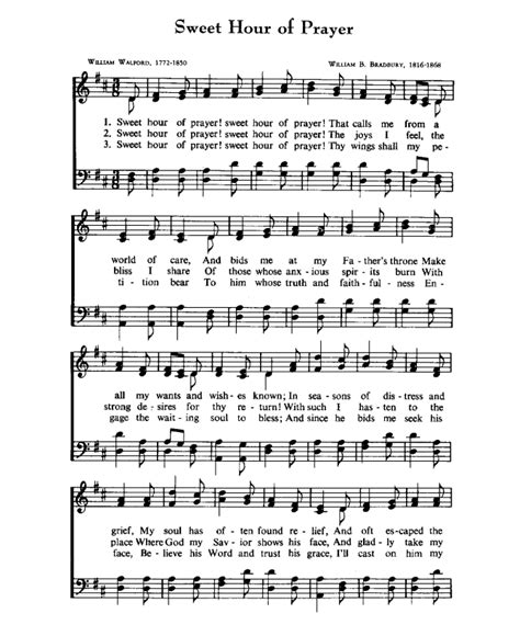 Free Printable Church Hymns