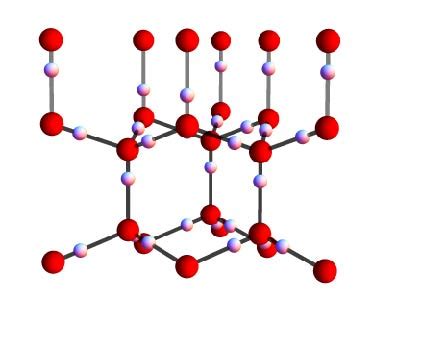 Water ice crystal structure | Okinawa Institute of Science and ...