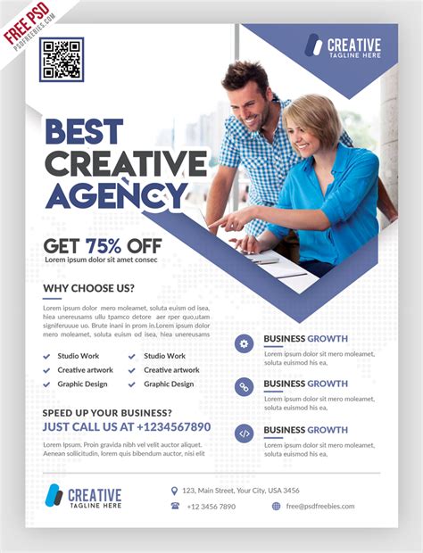 Business Marketing Flyer Free PSD Template | PSDFreebies.com