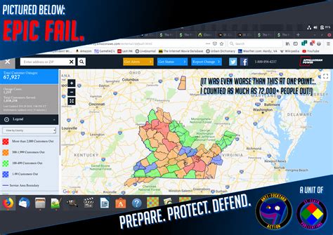 Appalachian Power Outage Map Va