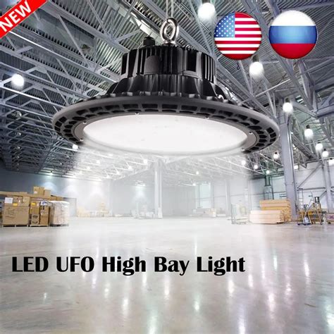 DLC 240W ufo led high bay Lighting 5000K 31200lumens Industrial ...