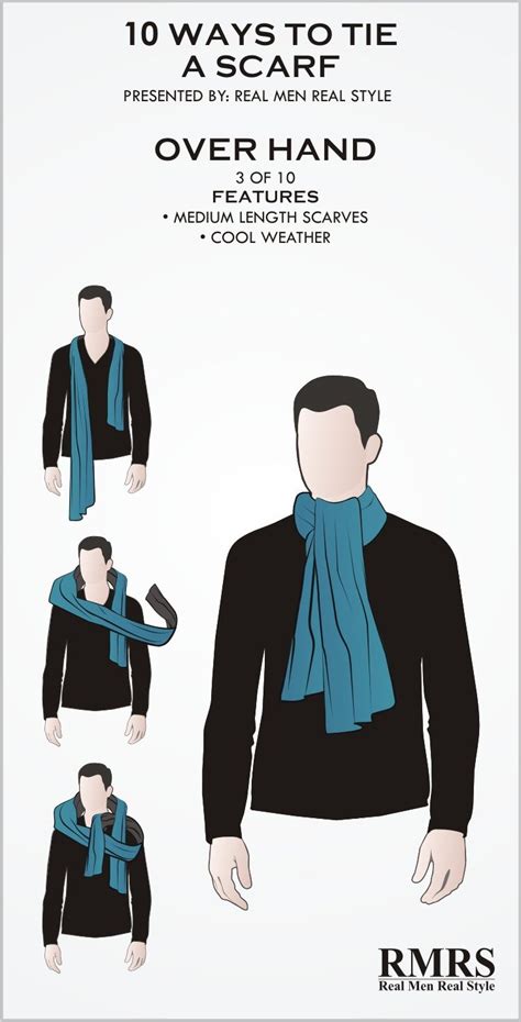 10 Manly Ways To Tie A Scarf | Masculine Knots For Men Wearing Scarves ...