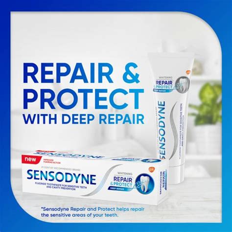 Repair and Protect Deep Repair Whitening Toothpaste | Sensodyne