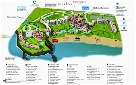 Sheraton Maui Room Map - Beulah Sallyann