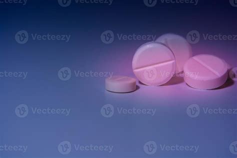 Pills on a colorful background. Medical theme. 4169770 Stock Photo at ...