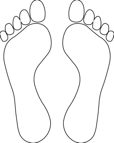 Foot Coloring Page