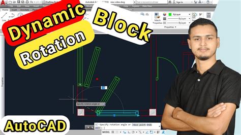 Dynamic Block Rotation | Rotate in Dynamic Block | How To Use Rotate in ...