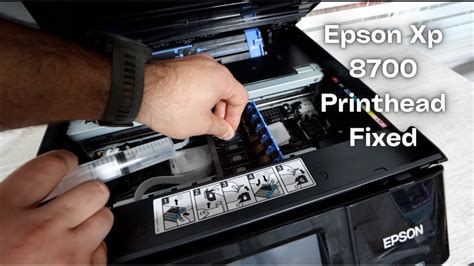 Epson Xp 8700 Printhead Cleaning, FIXED - YouTube