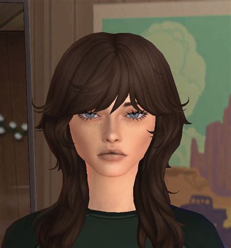 easthetic brown hair sim sim inspo