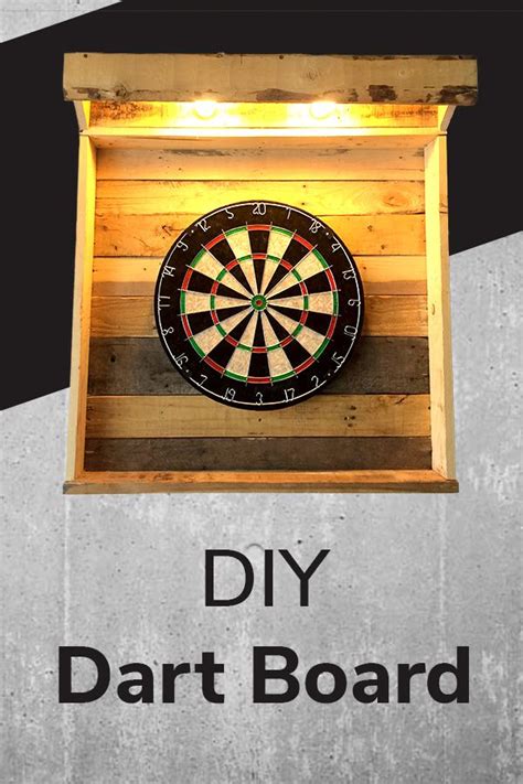 DIY Dart Board | Dart board, Dart board wall, Outdoor dart board