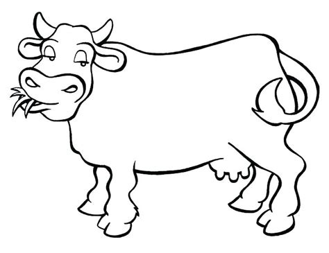 Realistic Cow Coloring Pages at GetColorings.com | Free printable ...