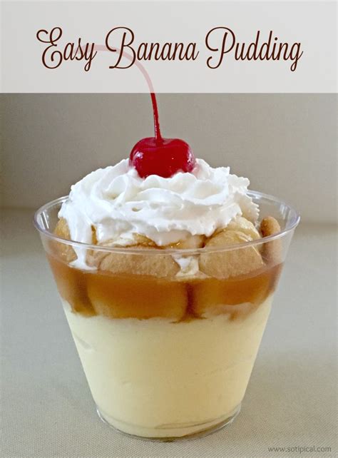 Easy Banana Pudding - So TIPical Me