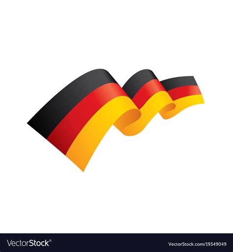 Germany flag Royalty Free Vector Image - VectorStock