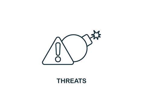 Threats Icon Graphic by aimagenarium · Creative Fabrica