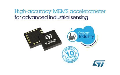 STMicroelectronics Launches Industry-Ready MEMS Sensors