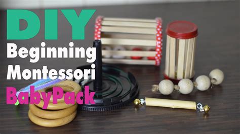 DIY Montessori Spielzeug Baby Pack | 5 Toys | mamiblock - Learn & Play - YouTube