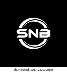 Snb Letter Logo Design Illustration Vector Stock Vector (Royalty Free ...