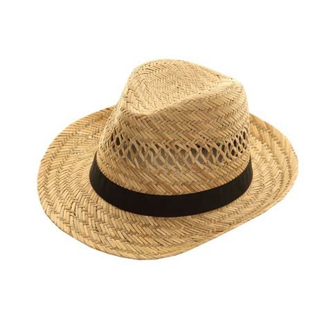 Mens Womens Straw Hat Trilby Fedora Cap Panama Beach Summer Beachwear Sun Hat | eBay