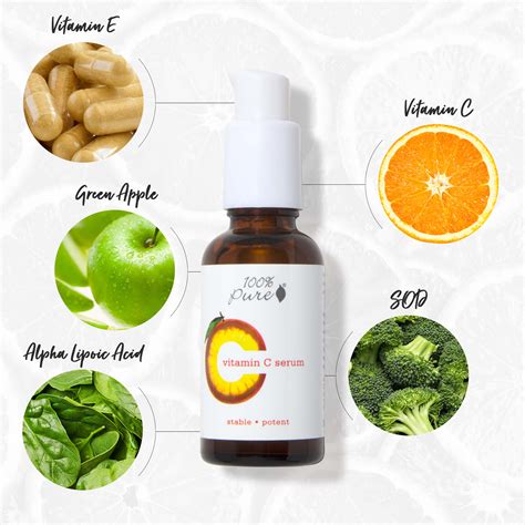 Vitamin C Serum - Essential for Brighter Firmer Skin | 100% PURE