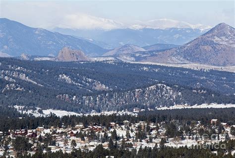 Woodland Park Colorado in Wintertime Photograph by Steven Krull - Fine ...