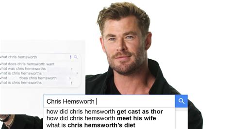 Chris Hemsworth Answers the Web’s Most Searched Questions | WIRED ...