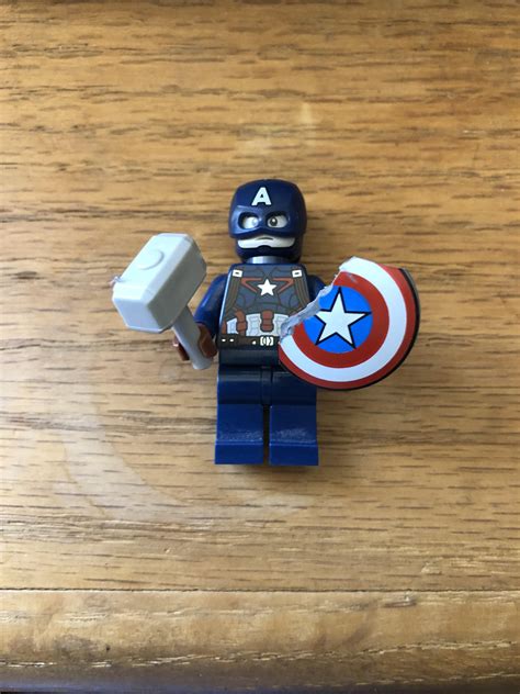 Custom Captain America Endgame final battle : r/lego