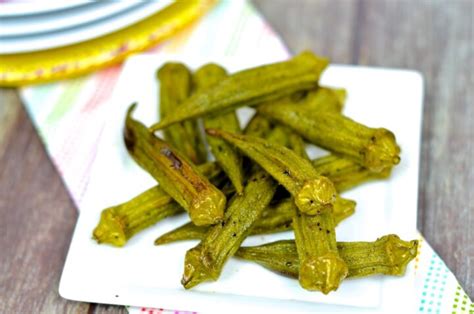 Air Fryer Fried Okra (3-INGREDIENTS ONLY) - Shelly in the Kitchen