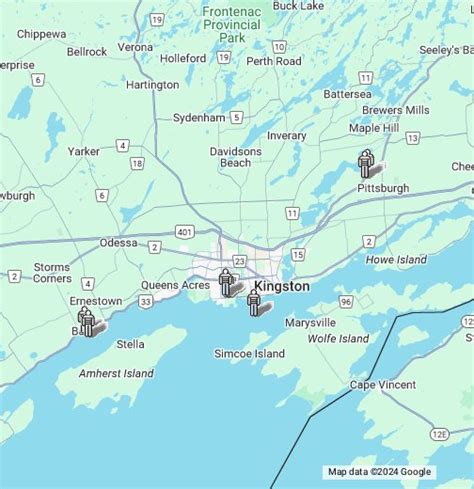 Kingston, prison capital of Canada - Google My Maps