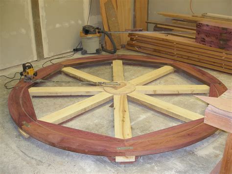 My waterwheel under construction | Water wheel, Wood pallet tables, Wood joints