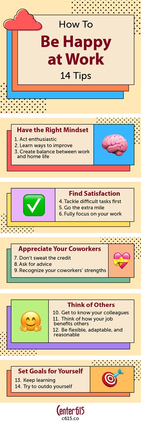 How to be Happy at Work | 14 Tips - C615