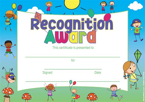 School Certificates | Recognition Award Teacher Certificates Kool Kids. Free Delivery