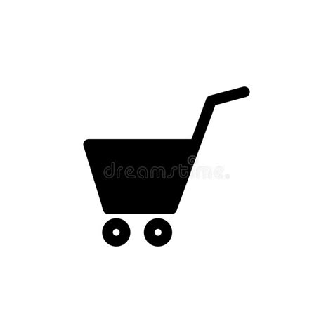 Shopping Cart Basket Icon. Vector Stock Illustration - Illustration of sign, commercial: 110995819