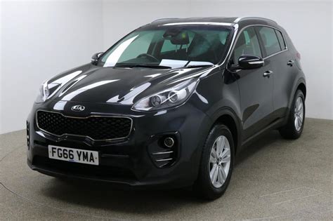 Used 2017 BLACK KIA SPORTAGE Estate 1.7 CRDI 2 ISG 5d 114 BHP for sale in Manchester - Used Car ...