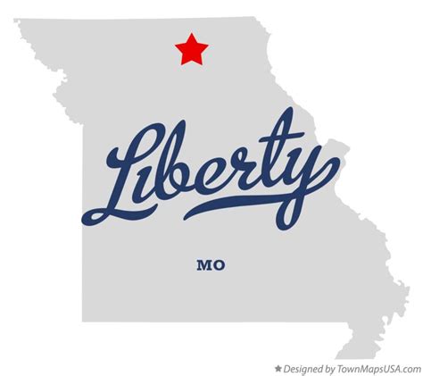 Map of Liberty, Adair County, MO, Missouri