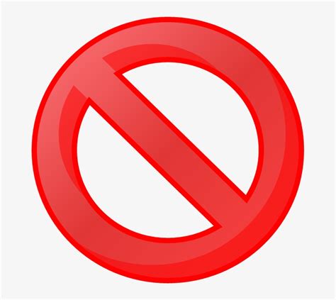 Not Allowed Symbol Asset - Clipart Not Allowed Symbol - Free ...