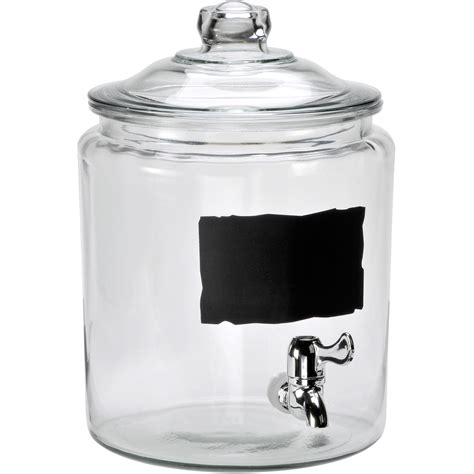 2 Gallon Heritage Hill Beverage Dispenser with Chalkboard Decoration, 1 Each - Walmart.com