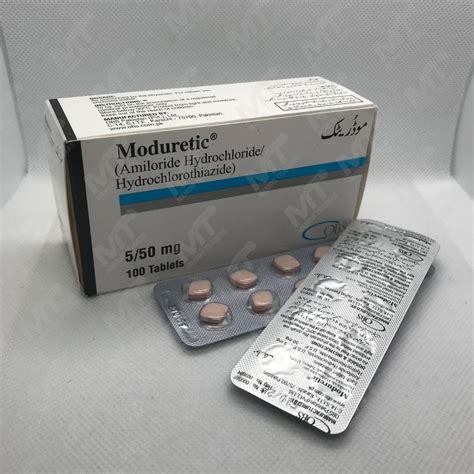 Moduretic Tablets 5/50mg - Memon Traders