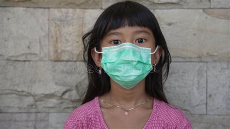 Kids Wearing the Mask for Protect Them Self from Virus and Air Pollution Stock Image - Image of ...