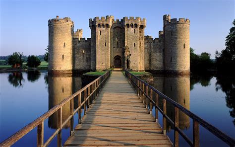 Artificiale Castello Di Bodiam HD Sfondo