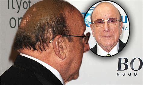 Clive Davis covers bald patch with badly applied 'spray-on hair ...