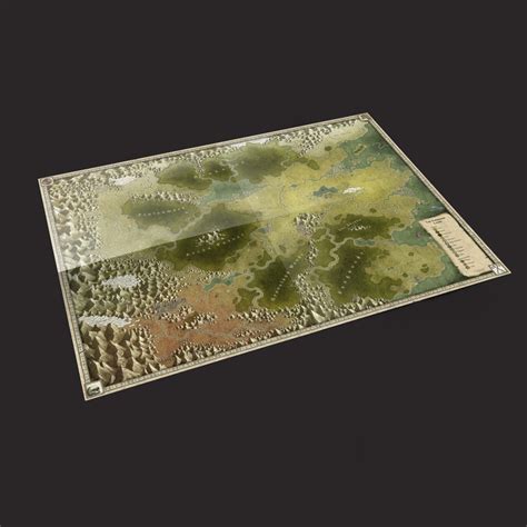 Forbidden Lands Map & Sticker Set - Free League Publishing