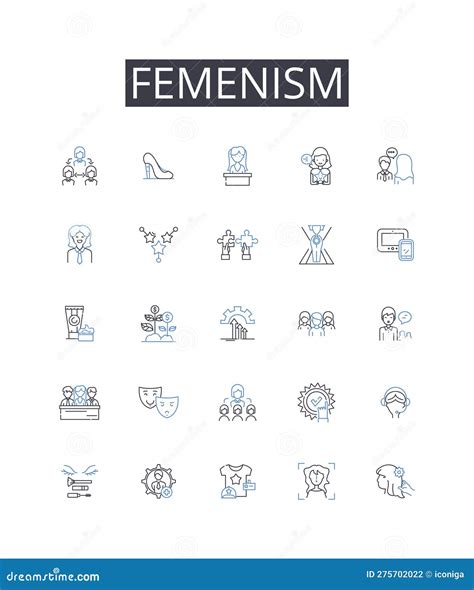 Femenism Line Icons Collection. PlayStation, Xbox, Nintendo, Gaming, Entertainment, Console ...