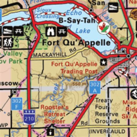 Map30 Fort Qu'Appelle - Saskatchewan Map by Backroad Mapbooks | Avenza Maps